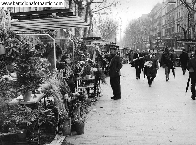 Un dia d'hivern de 1968 a las Ramblas