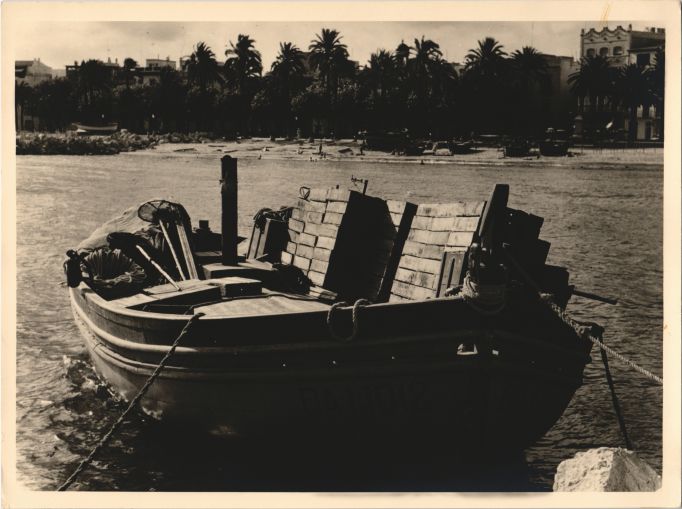 Fishing boat in Sitges