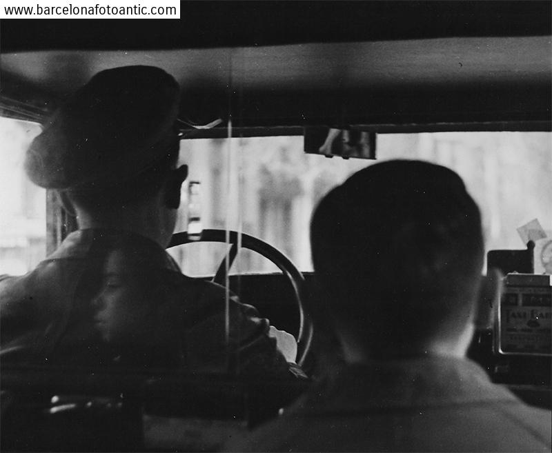 En un taxi de Barcelona en 1949