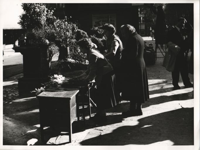 Las floristas de las Ramblas de Barcelona