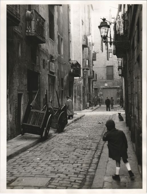 Una calle del barrio de la Ribera