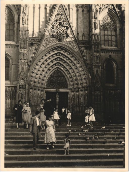 Sunday at  Barcelona Cathedral