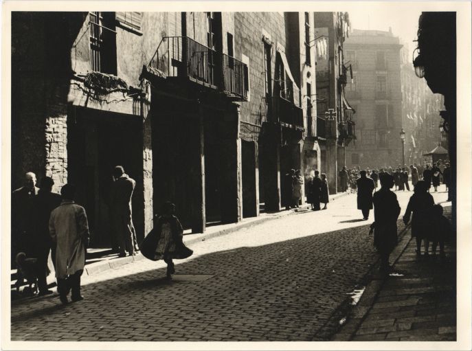 View of Princess Street of Barcelona