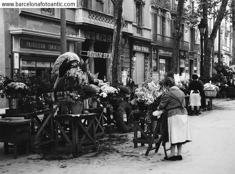 Les floristes de La Rambla