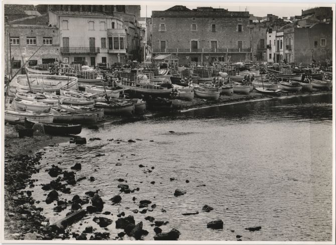 Port of L'Escala-Costa Brava in 1951