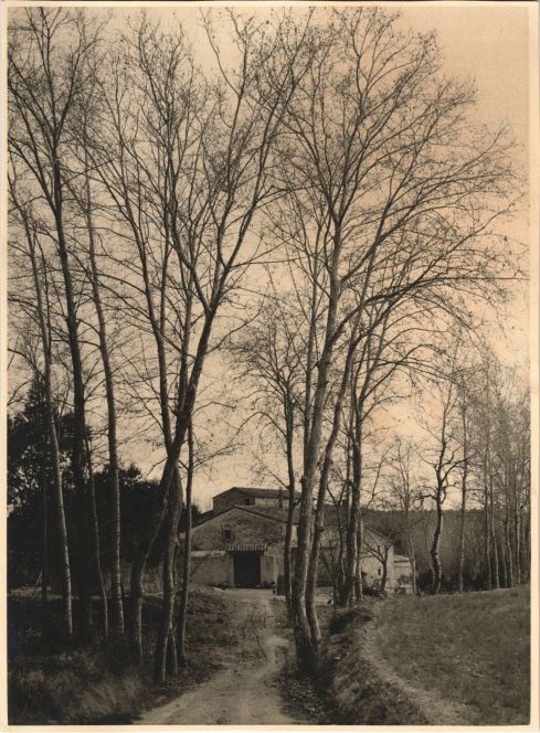 On the way to the farmhouse.El Baix Empordà